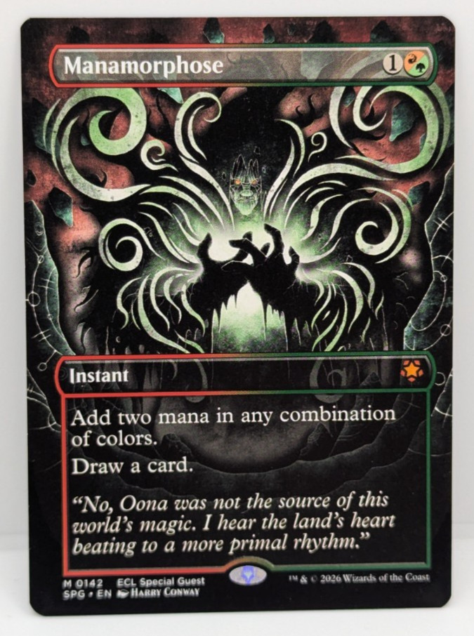 Manamorphose (Borderless) Special Guests Regular NM MTG