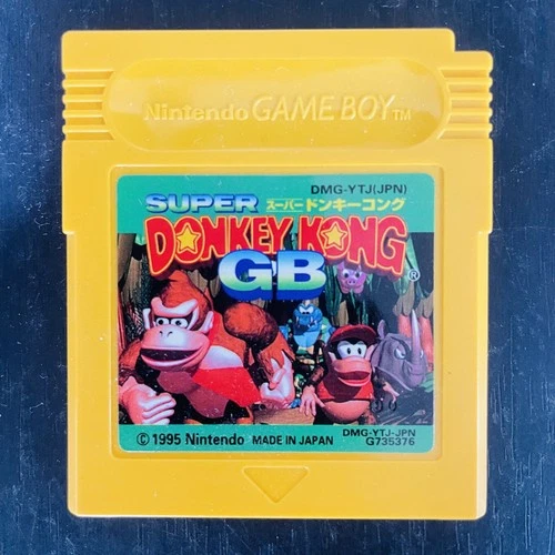 Super Donkey Kong GB Nintendo Game Boy 1995 DMG-YTJ-JPN Japanese Version Save OK