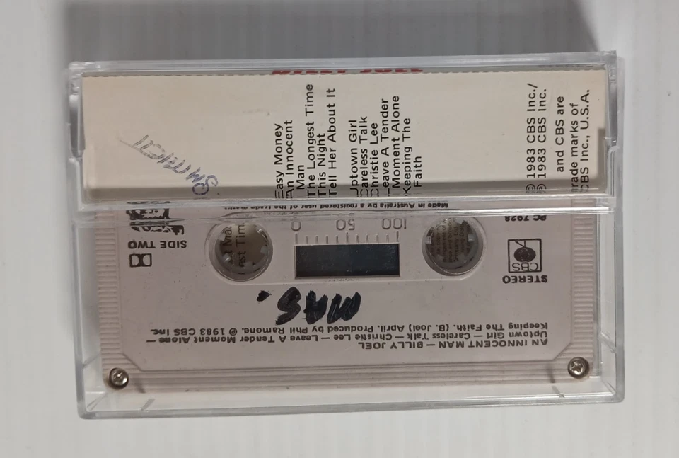 Billy Joel An Innocent Man Cassette Tape Tested Working First Print 1983 - Image 2 of 4