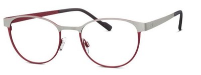 Titan Flex 820948 35 Herren Brille Metall Rund SilberRot