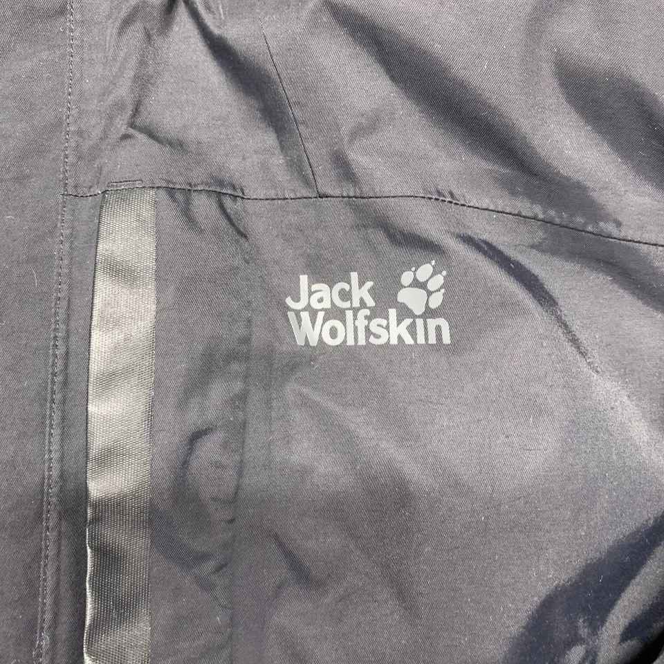 JACK WOLFSKIN TEXAPORE Hombres Chaqueta Grande Con Capucha Cremallera Completa Impermeable 3 en 1 Camisa Foto 3 de 4