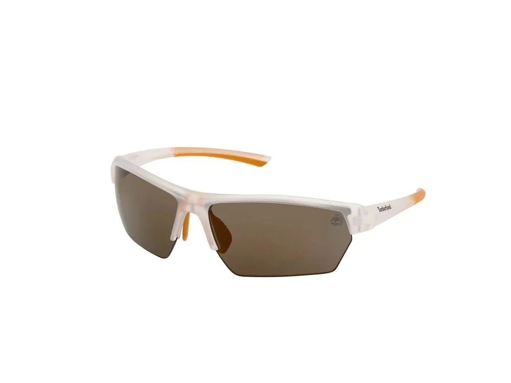 Timberland TB9294 26R Crystal / Green Polarized 72mm Men's Sunglasses