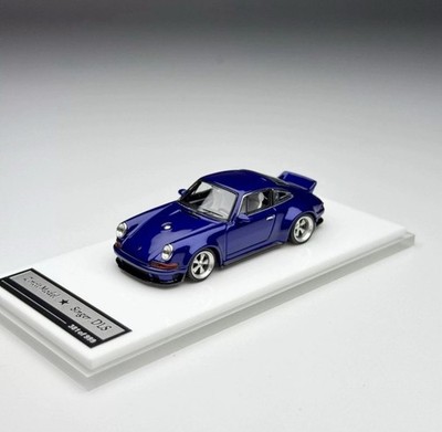 PORSCHE 911 SINGER DLS SAPPHIRE BLUE 1/64 DIECAST CAR BY ZINCIT MODELS