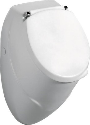 Urinal EDU Komplett Set 310x525x320mm inkl. Befestigung + Urinaldeckel + Zulauf