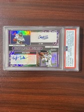 2024 Absolute Historical Duals Purple 1/5 Al Toon Wesley Walker Auto PSA 8 SSP