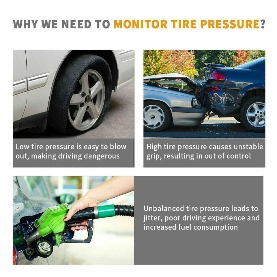 TPMS 315MHz Set of 4 For Ford F150 Motorcraft Tire Pressure Sensor US - Изображение 4 из 4