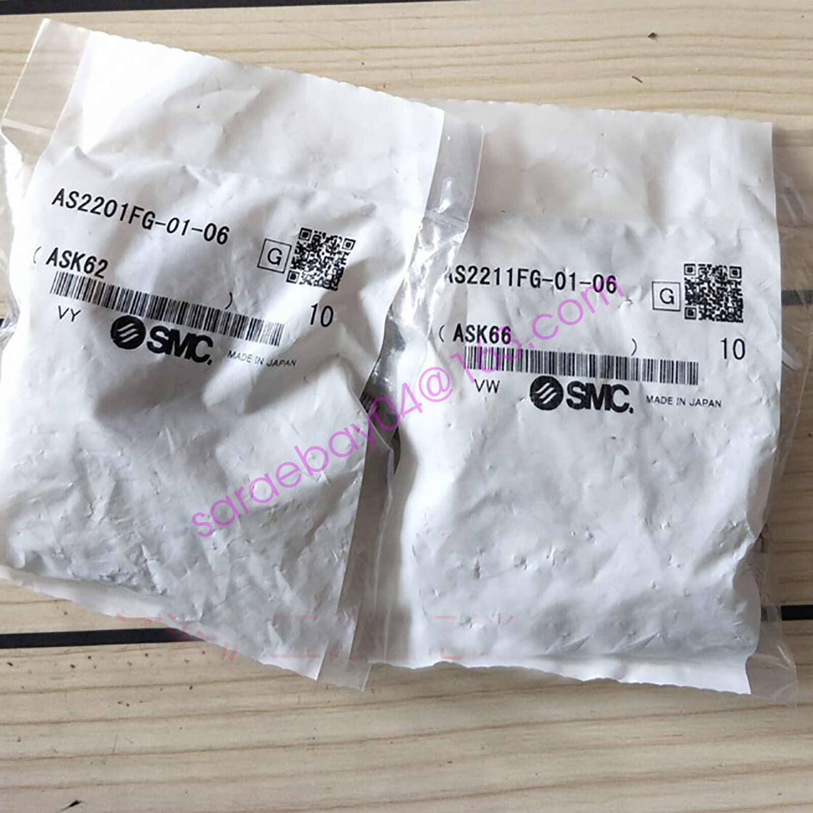 SMC AS2201FG-01-06 Pneumatic Flow Control, Piping Type: Elbow, ✦KD