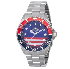 🇺🇸Invicta Pro Diver 43mm 🇺🇸Stars & Stripes USA 🇺🇸Men's Watch 48942