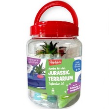 Highlights Jumbo Art Jar: Jurassic Terrarium Exploration Set - Educational