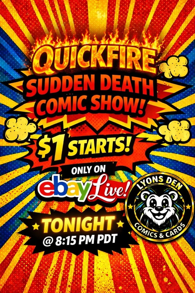 EP133 - QUICK FIRE SUDDEN DEATH SHOW! MARVEL DC! KEYS! HUGE LOTS $1 STARTS!