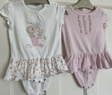 Mini club baby girl Floral summer bodysuits Playsuit Frills 6-9 months Holiday