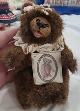 KIMBEARLY'S ORIGINALS/A A PLUSH 19007 'SABRINA' 6.5" JOINTED BEAR 1E/305 NWT