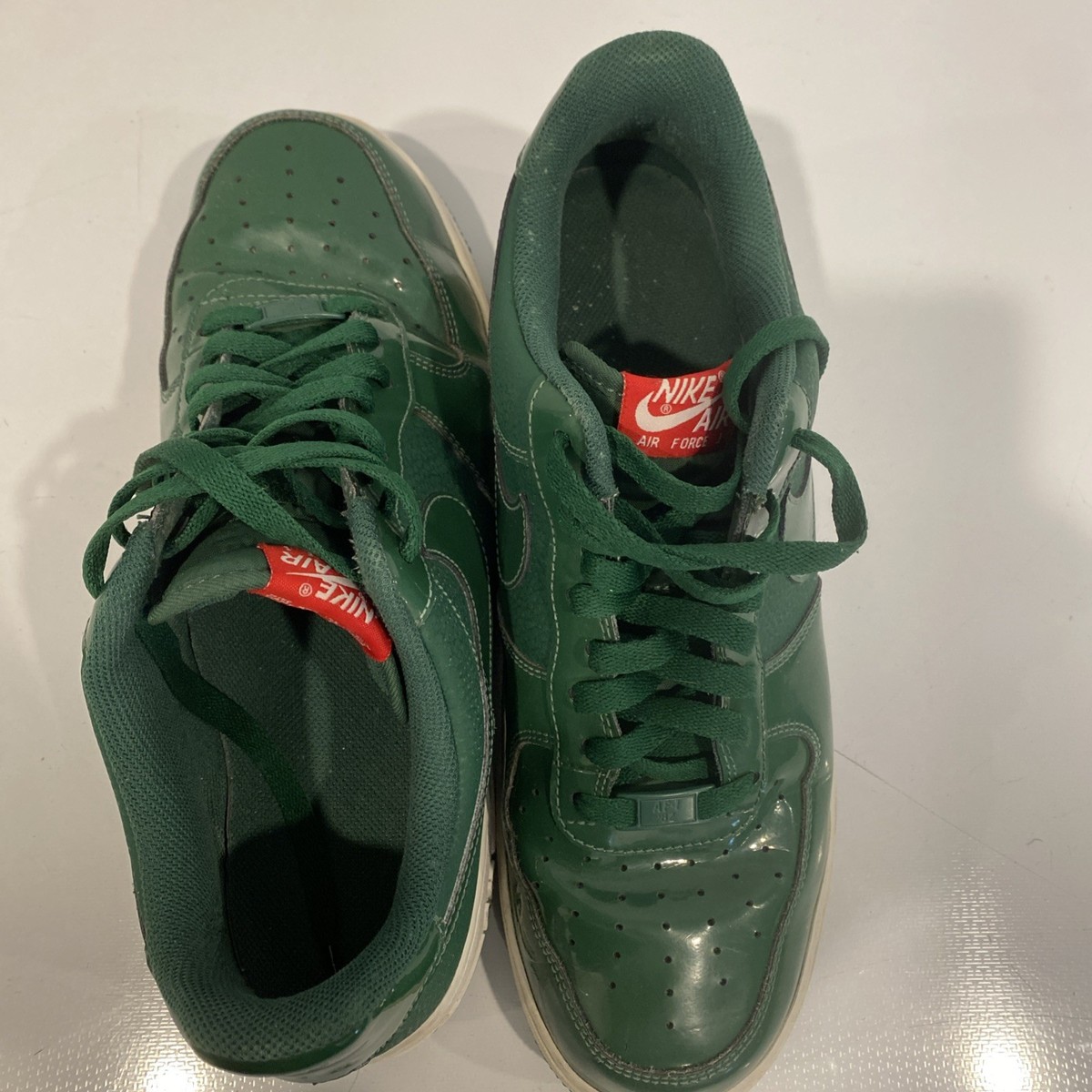 Nike Air Force 1 Low \'07 Gorge Patent Leather Green Mens Size 11.5 #315122-301 Nike Air Force 1 Low Gorge Patent Leather Green Size: 10.5  main image 3
