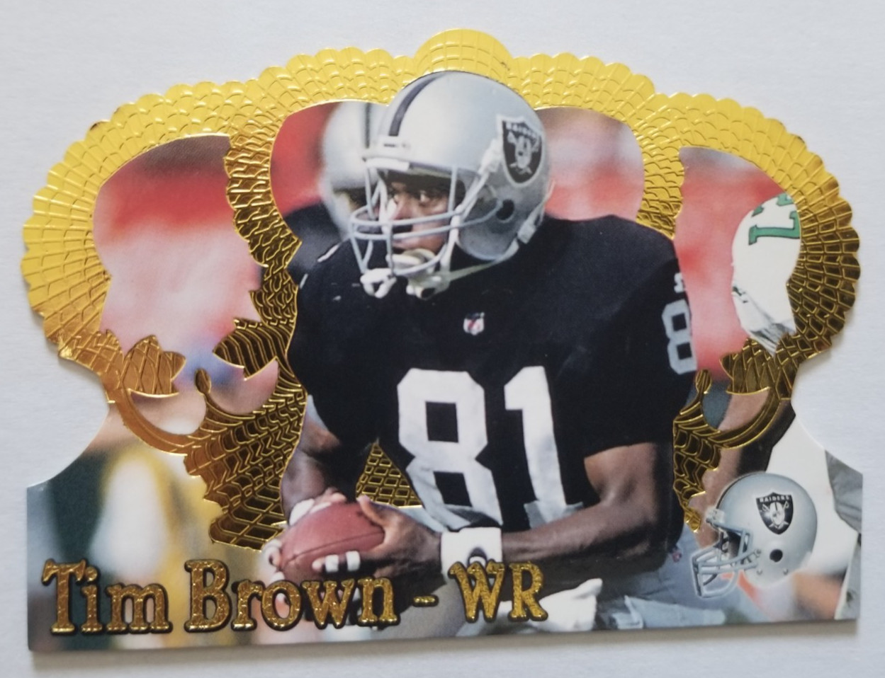 1995 Pacific Crown Royale #107 Tim Brown Die-Cut Oakland Raiders