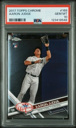 2017 Topps Chrome - Aaron Judge #169 (RC) PSA 10