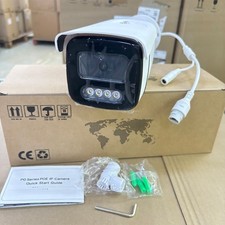 Vikylin 5MP Bullet IP Camera Full Color Mic CCTV POE Outdoor H.265 IP66 3.6mm