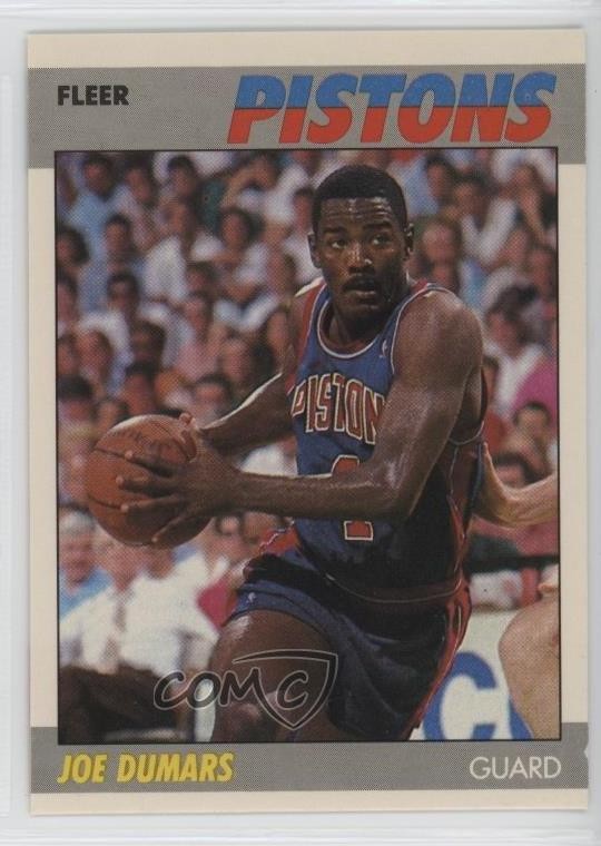 1987-88 Fleer Joe Dumars #31 HOF 04dh