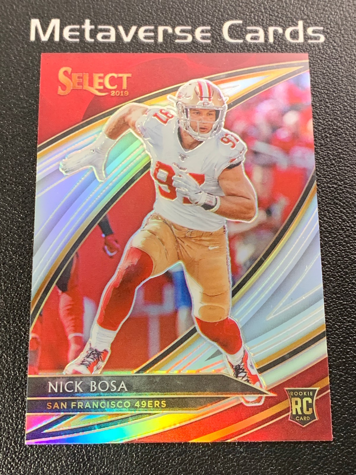 2019 Panini Select Field Level Nick Bosa RC Rookie Silver Prizm