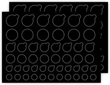 Webcam/Camera Covers Privacy Stickers for Lens Privacy Protection- 3 Sizes 2 Sty