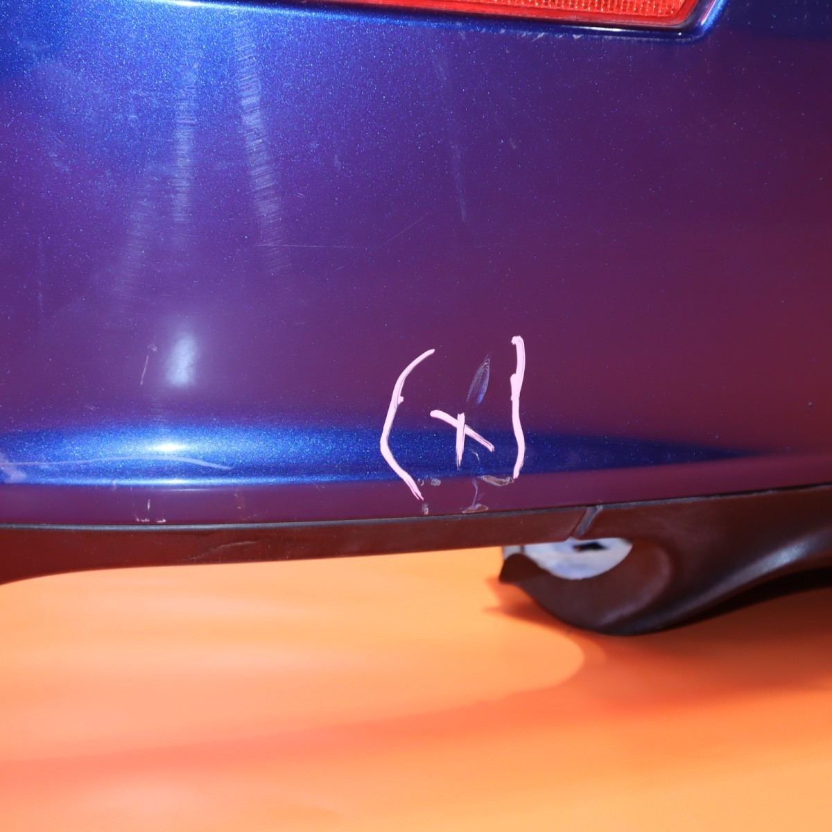 Maserati Ghibli 2014-2017 Rear Bumper Blue P/N 670010943