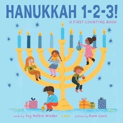 Hanukkah 1-2-3!: A First Counting - Board book, by Wieder Joy Nelkin - Very Good