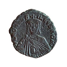 Leo VI "the Wise" &ndash; Bronze Follis &ndash; Constantinople Mint (AD 886-912)