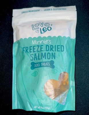 Love Leo Minnie s Freeze Dried Salmon Treats single ingredientFAST-SHIPPING!!!