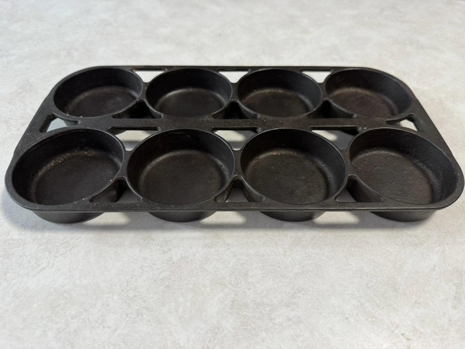 Erie No. 8 Cast Iron Muffin Pan - Rare. Nice.