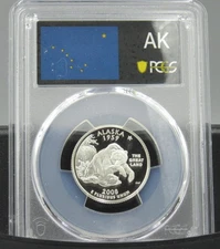 2008 S Alaska Silver PCGS PR 70 DCAM