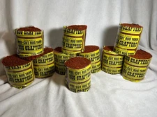 Vintage Rug Crafters Acrylic Brown Rug Yarn Lot