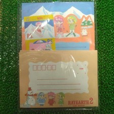 '95 Nakayoshi Apéndice Abrazadera Caballero Mágico Rayearth Juego de Letras Una Pegatina Falta