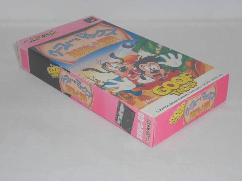 SNES -- GOOF TROOP Goofy Max -- Box, Manual. Super famicom. Japan game. 14252 - Image 4 of 4