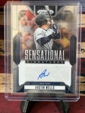 2025 Panini Prizm Baseball Austin Wells Sensational Sigs AUTO Yankees