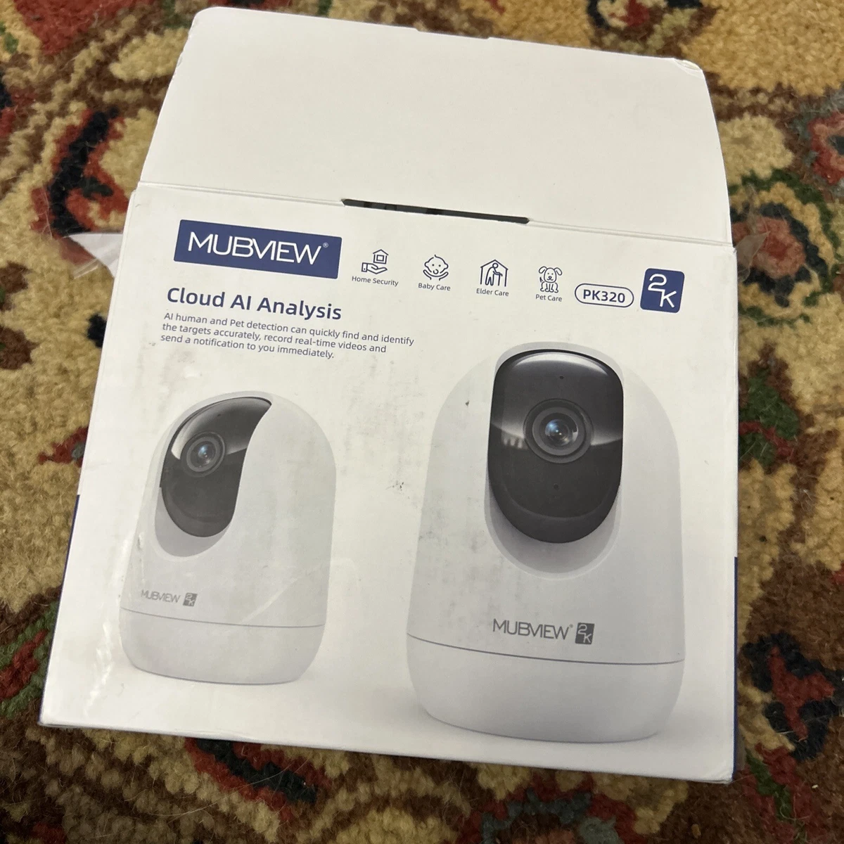 Mubview PK320 Smart PTZ Indoor Camera Setup Review, 55 OFF