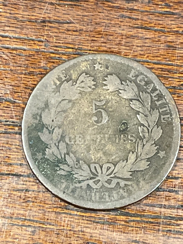 France Coin 5 Cents Ceres 1883 Small A (10-41/1) - Image 2 of 4