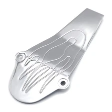 Chrome Flame Style Drive Shaft Cover For Yamaha V-Star 650 1100 Classic Custom
