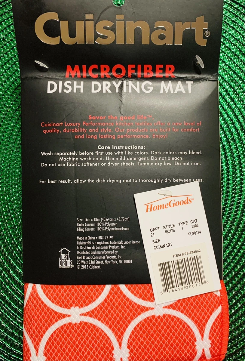 Cuisinart microfiber dish drying mat sale