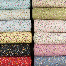 Baumwollstoff "Bonita" Blumen Stoff METERWARE + 170 cm Breite + 100% Baumwolle