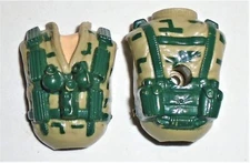 GI Joe Body Part  1989 Recoil         Torso           C8.5 Very Good