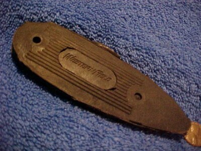 Vintage Factory Westernfield Buttpad Black Rubber Rifle Shotgun Recoil Pad oBP