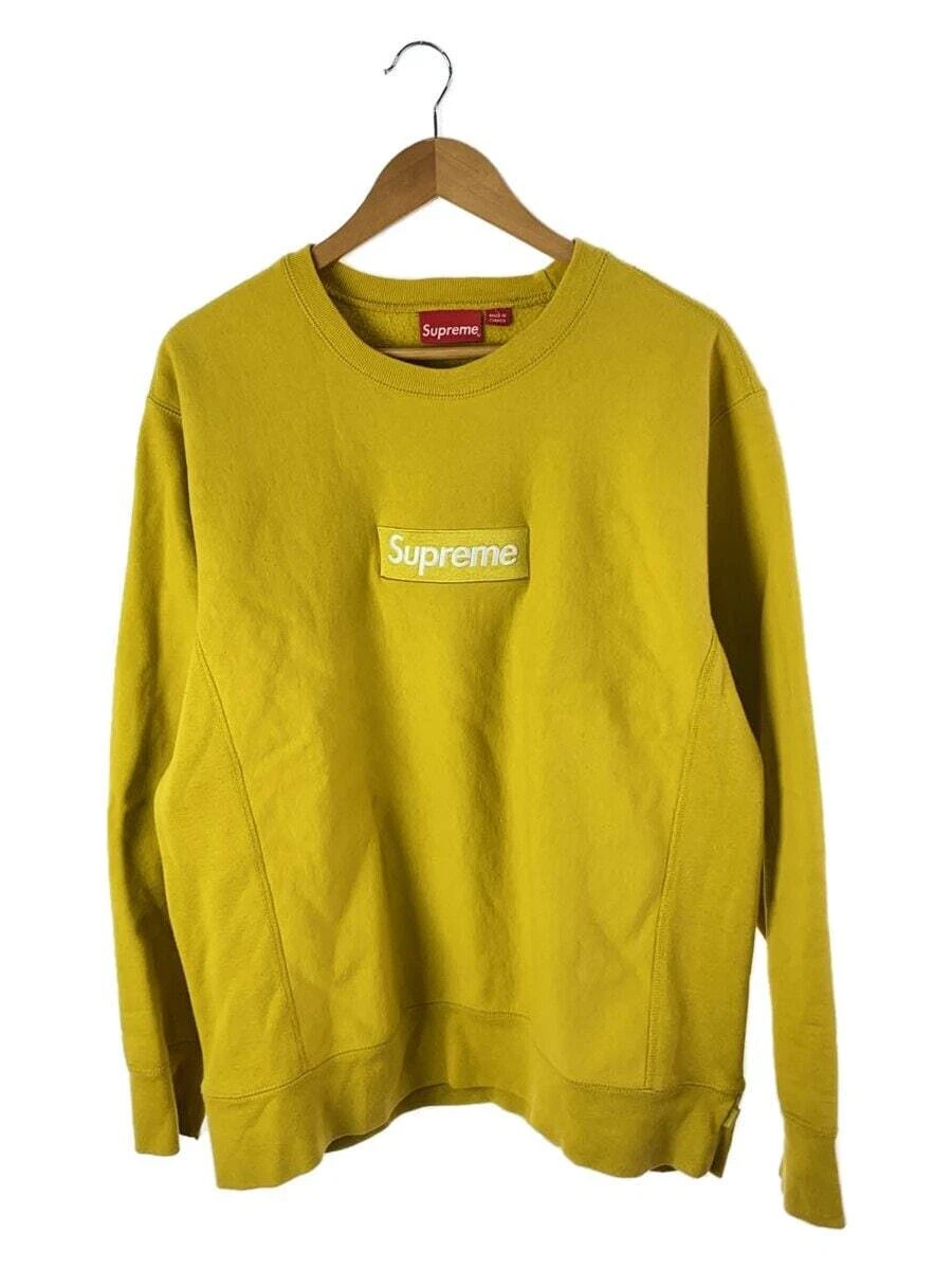 Sweat col rond Supreme jaune L occasion