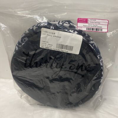 Thirty One Cinch-Top Bin Black Playful Parade  Flops  New In Package A2