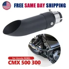 Exhaust Short Muffler Baffle Slip On For Honda Rebel CMX 300 500 1100 2017-2025