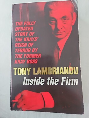 Tony Lambrianou Inside The Firm Krays Rare