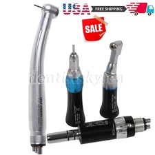 Dental High Fast Low Speed Contra Angle 4HOLE Motor Contra Angle JSD Black