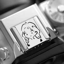 Girl Style Metal Camera Hot Shoe Cover For Leica Sony Canon Nikon Fuji