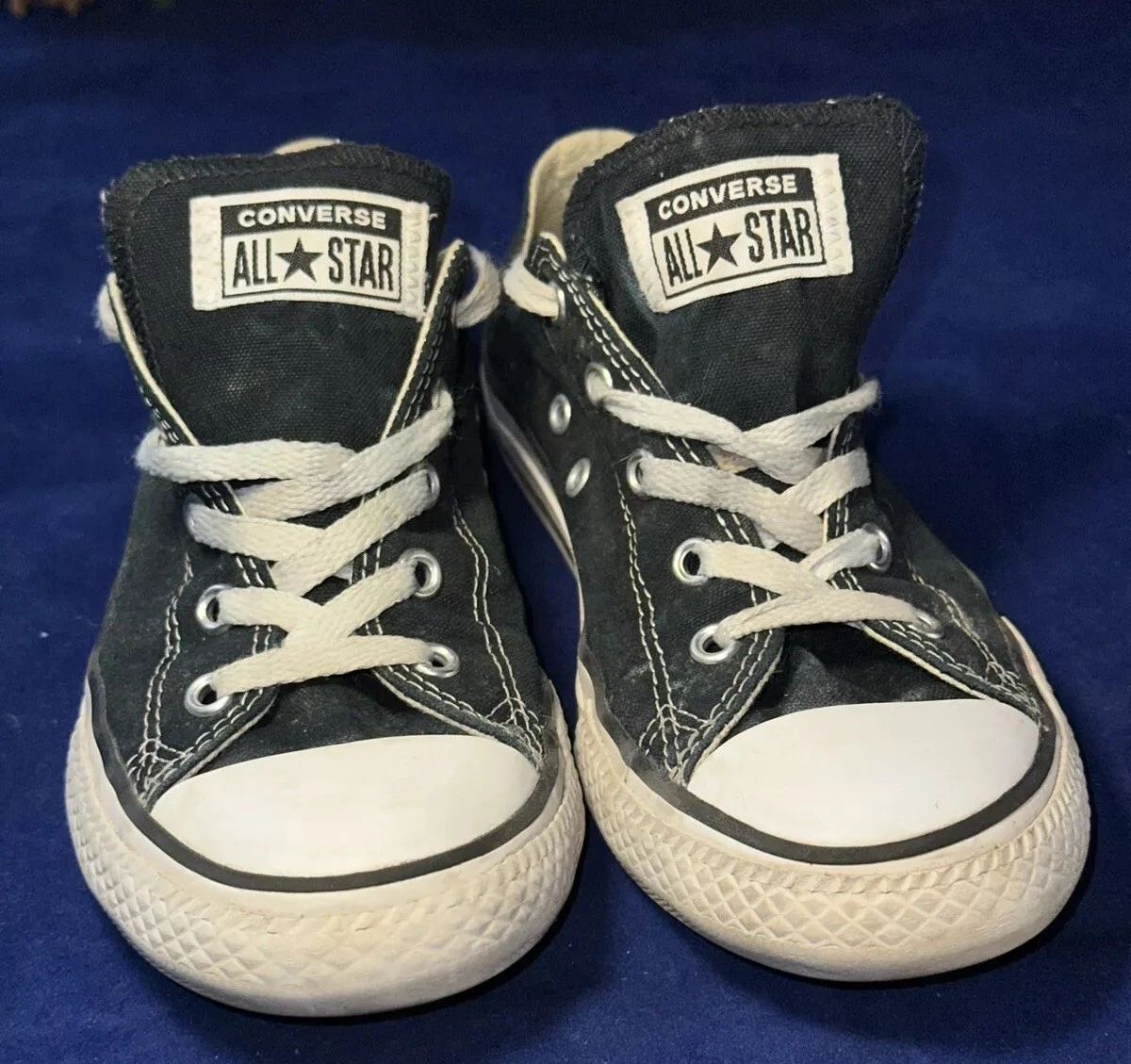 Sneakers Converse All Star bambino ragazzo taglia 3 basse nero bianco #3J235 unisex