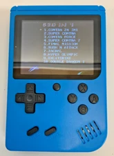 Q3 Handheld Game Console  - Blue, (Gameboy-like Handheld), Plugs into TV also