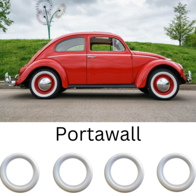 Oldtimer Tire Whitewall 4X15