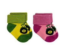 NEW John Deere Infant Bootie Tractor Socks Green or Pink LP74740 LP74752